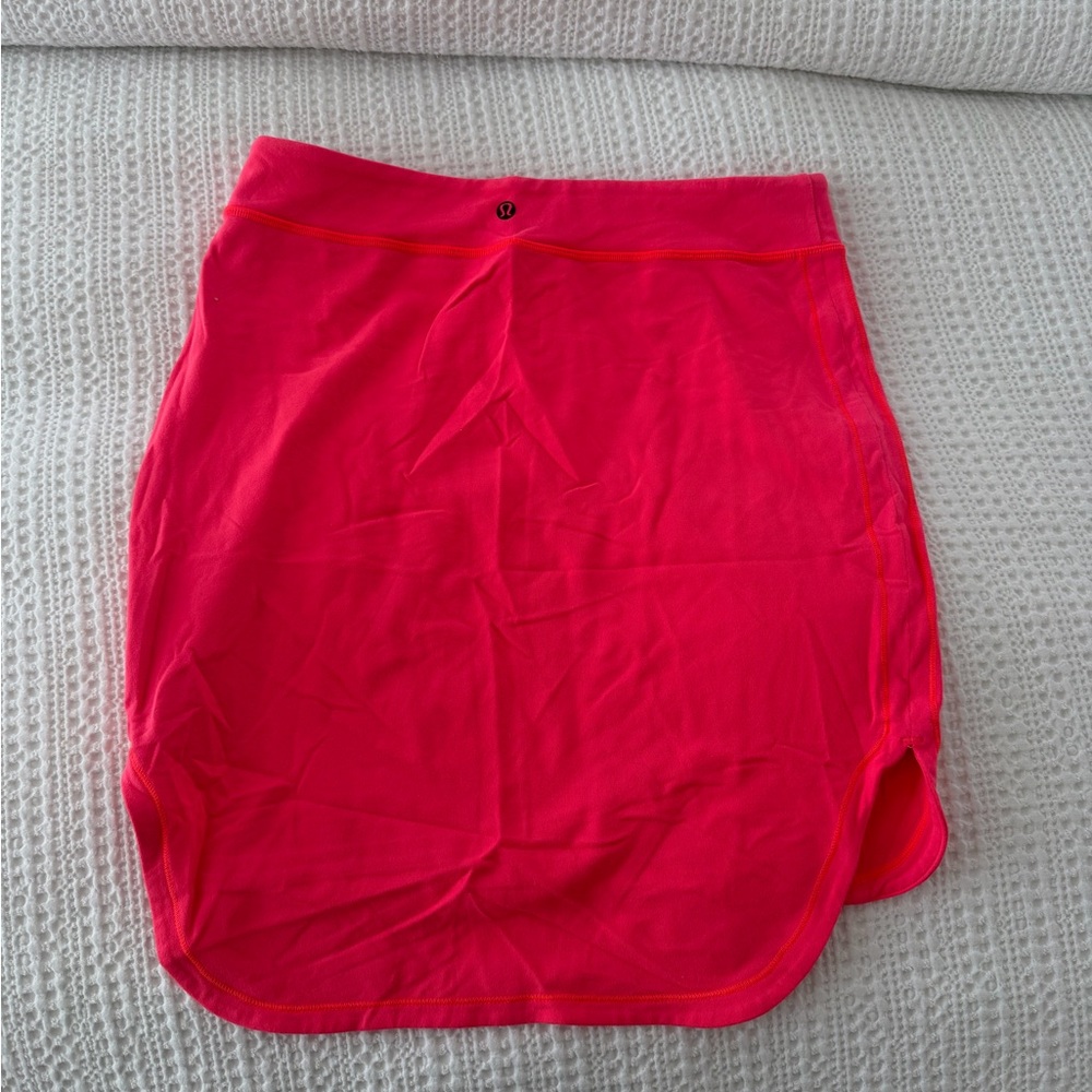 Neon Coral lululemon Skirt